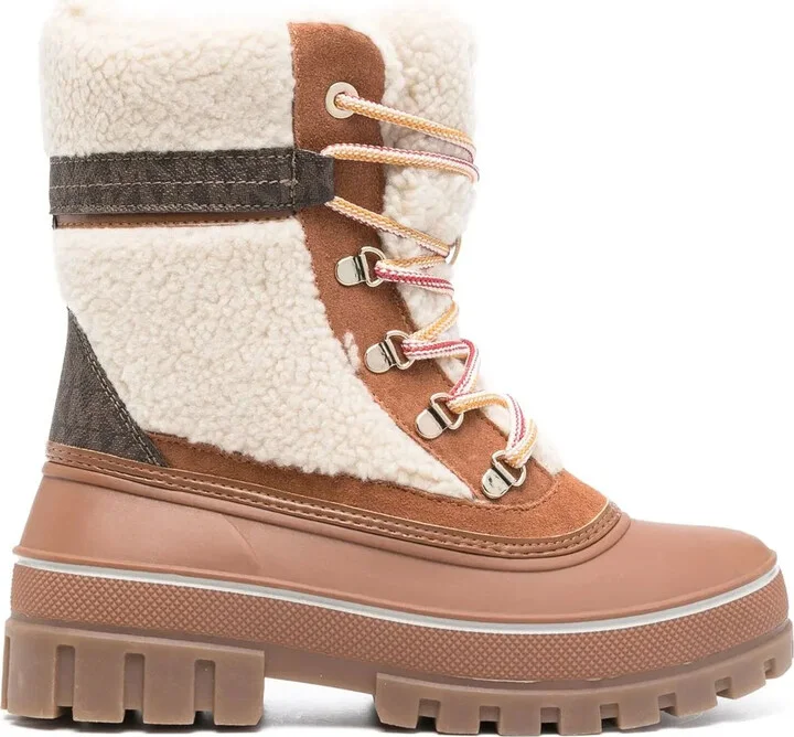Ozzie faux-shearling trim boots