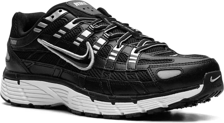 P-6000 "Black/White/Metallic Silver" sneakers - Image 2