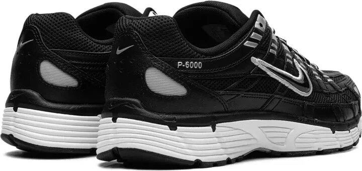 P-6000 "Black/White/Metallic Silver" sneakers - Image 3