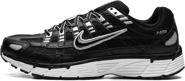 P-6000 "Black/White/Metallic Silver" sneakers - Image 5