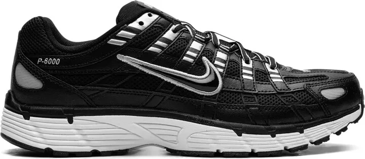 P-6000 "Black/White/Metallic Silver" sneakers