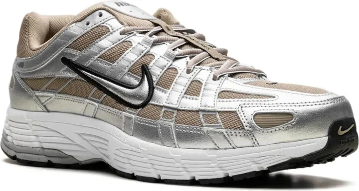 P-6000 "Khaki Metallic Silver" sneakers - Image 2