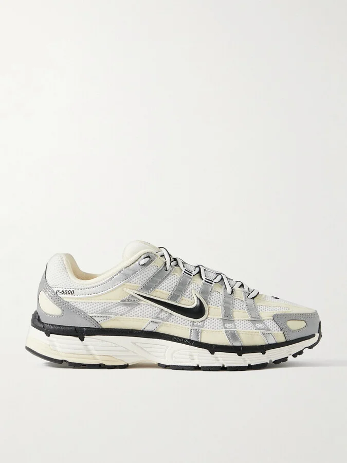 P-6000 PRM Felt, Leather and Mesh Sneakers