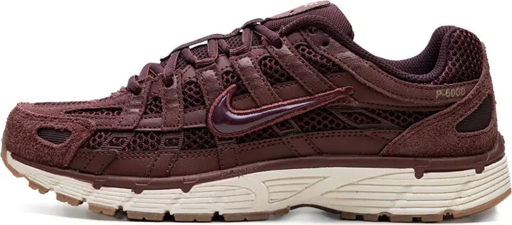P-6000 SE "Dark Pony/Metallic Gold/Pale Ivory/Burgundy Crush" sneakers - Image 5