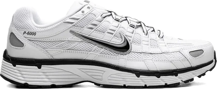 P-6000 "White Metallic Silver Black" sneakers