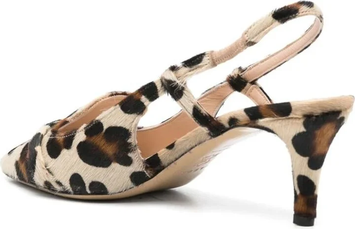 P.A.R.O.S.H. 70Mm Leopard-Print Slingback Pumps - Image 3