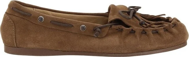 P.A.R.O.S.H. Bow Detailed Fringed Loafers