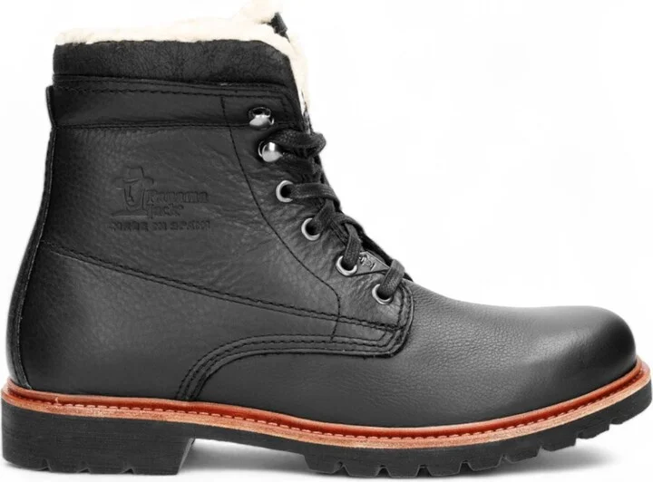 P03 Aviator - Men's Black Leather Ankle Boots