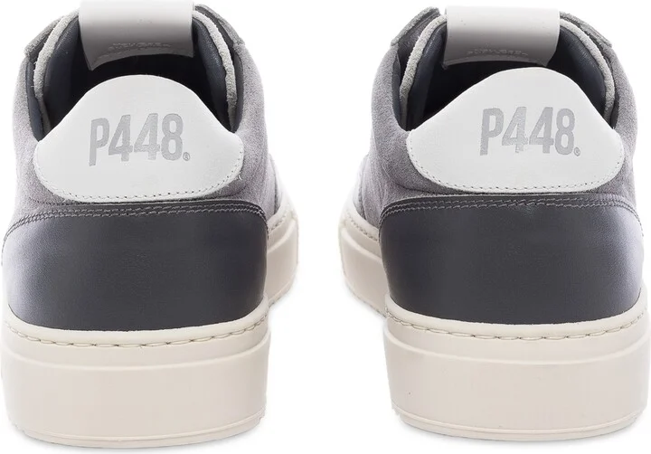 P448 Men's Soho Perforated Logo Low-Top Sneakers - Image 3