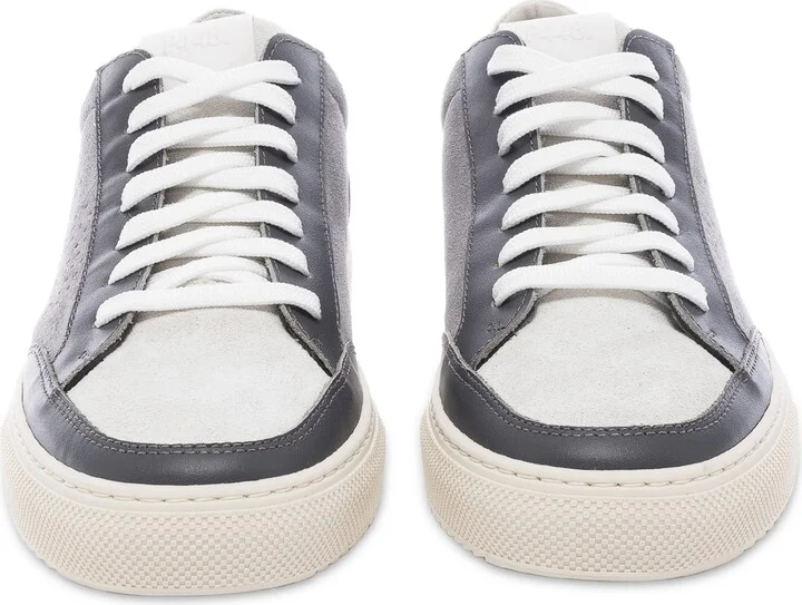 P448 Men's Soho Perforated Logo Low-Top Sneakers - Image 6