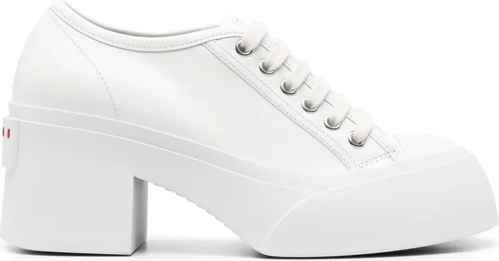 Pablo 70mm lace-up pumps