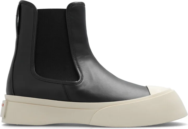 ‘Pablo’ Chelsea Boots, , - Black