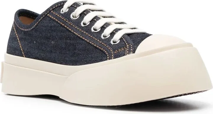 Pablo denim lace-up sneakers - Image 2