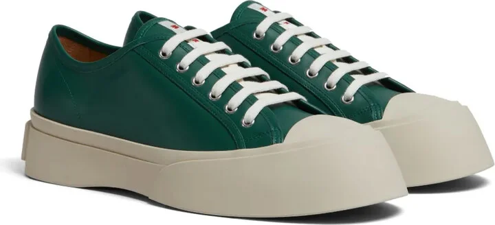 Pablo lace-up leather sneakers - Image 2