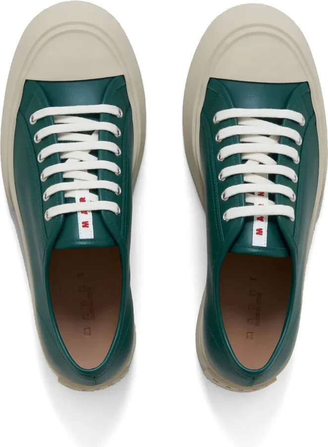 Pablo lace-up leather sneakers - Image 4