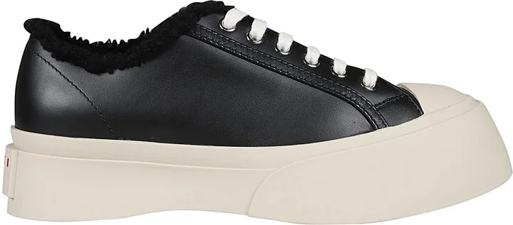 Pablo Lace Up Shearling Sneakers