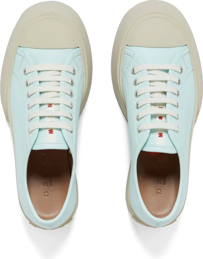 Pablo leather flatform sneakers - Image 4