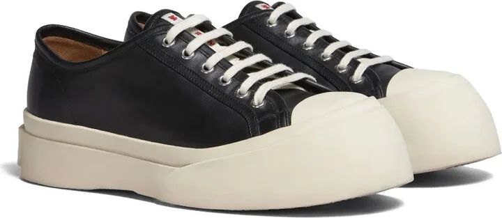 Pablo leather flatform sneakers - Image 2