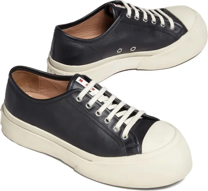 Pablo leather flatform sneakers - Image 5