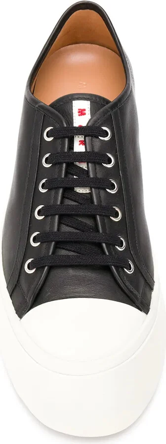 Pablo leather flatform sneakers - Image 4
