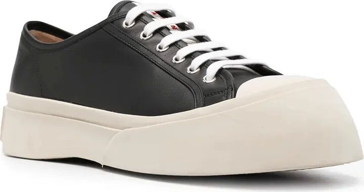 Pablo leather flatform sneakers - Image 2
