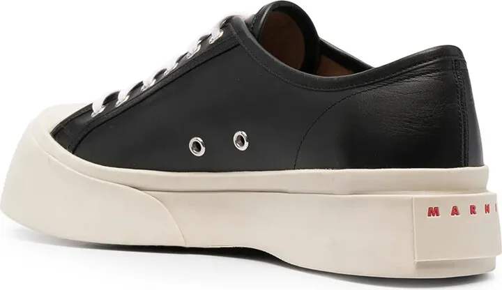 Pablo leather flatform sneakers - Image 3