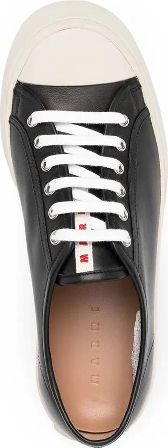 Pablo leather flatform sneakers - Image 4