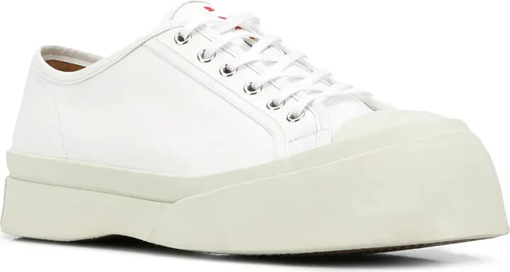 Pablo leather flatform sneakers - Image 2