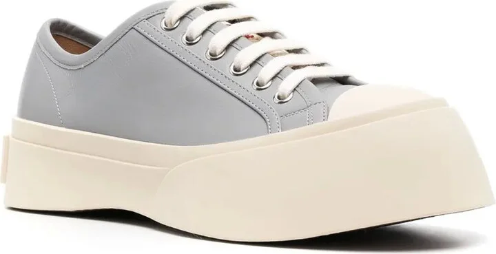 Pablo leather flatform sneakers - Image 2