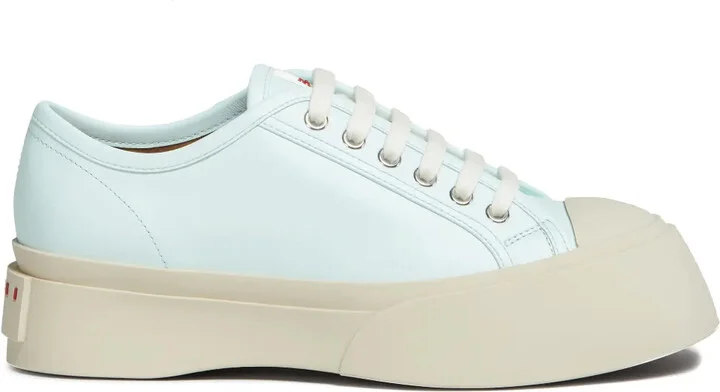 Pablo leather flatform sneakers