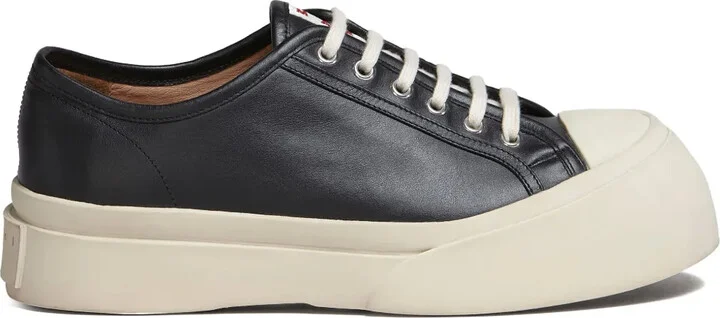 Pablo leather flatform sneakers