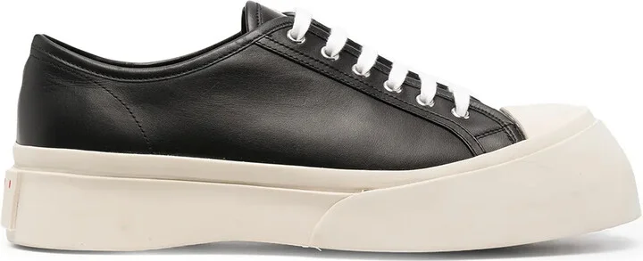 Pablo leather flatform sneakers