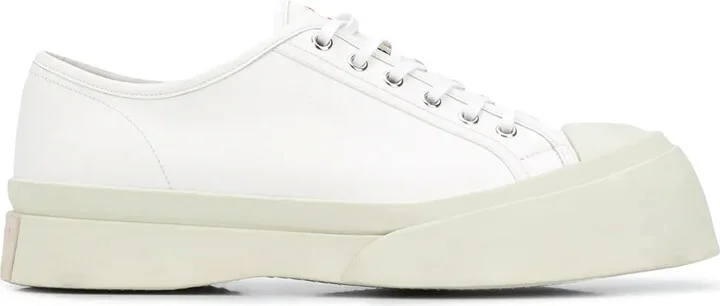 Pablo leather flatform sneakers