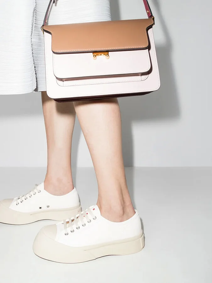 Pablo leather lace-up sneakers - Image 3