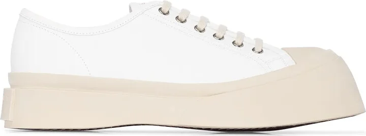 Pablo leather lace-up sneakers