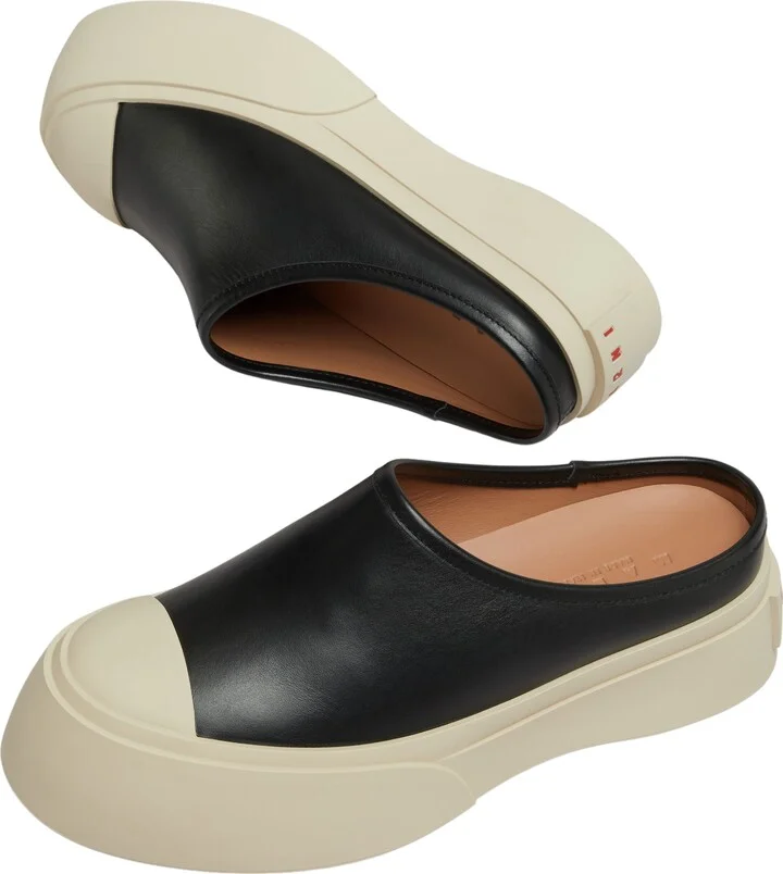 Pablo Leather Mule Sneaker - Image 7