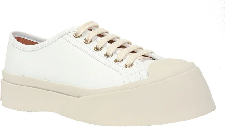 ‘Pablo’ Platform Sneakers, , - White - Image 2
