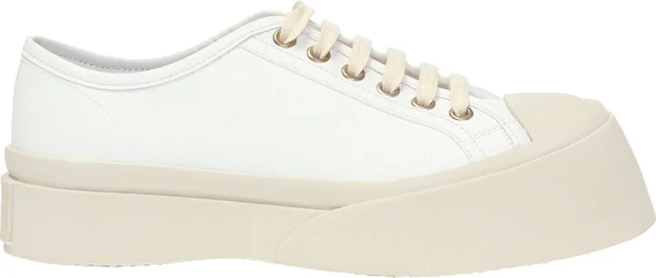 ‘Pablo’ Platform Sneakers, , - White