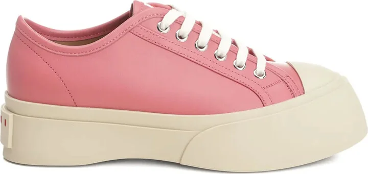 Pablo platform sole lace-up sneakers