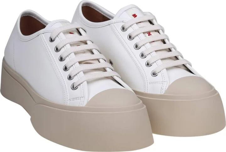 Pablo Sneakers In White Nappa - Image 2