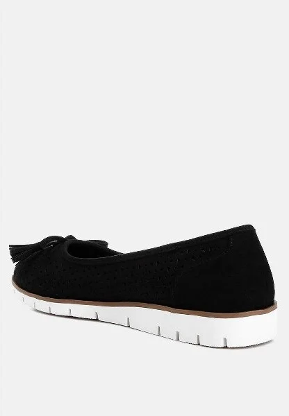 Pacer Perforated Leather Ballerinas Women - Image 3