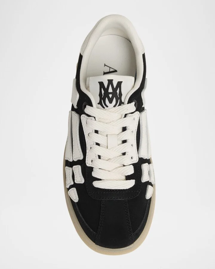 Pacific Bones Mixed Leather Sneakers - Image 3