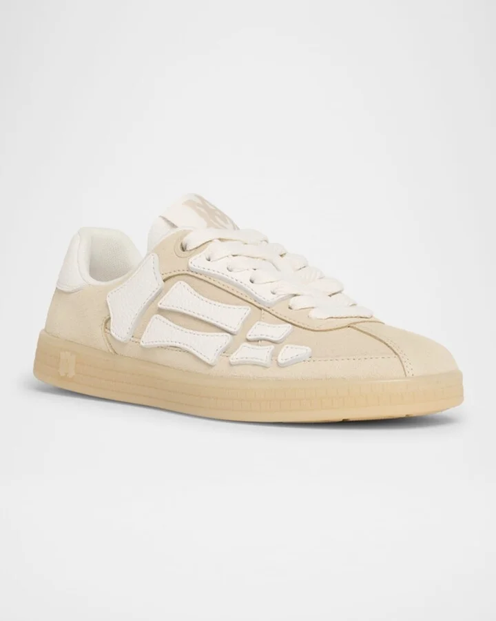 Pacific Bones Mixed Leather Sneakers - Image 11