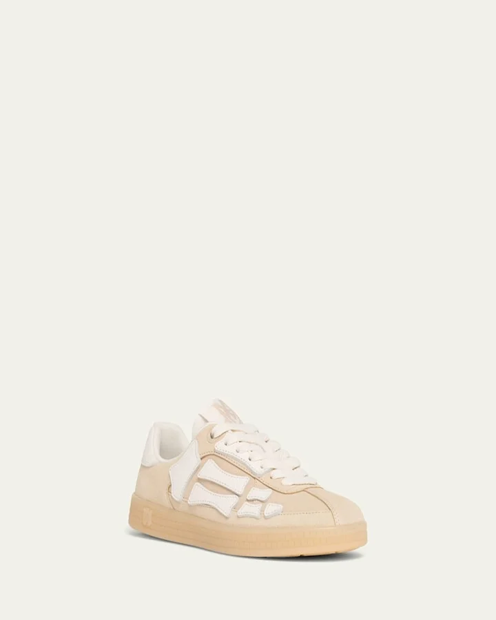 Pacific Bones Mixed Leather Sneakers - Image 8