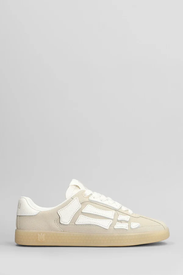 Pacific Bones Sneakers In Beige Suede