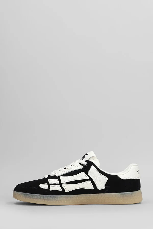 Pacific Bones Sneakers In Black Suede - Image 3