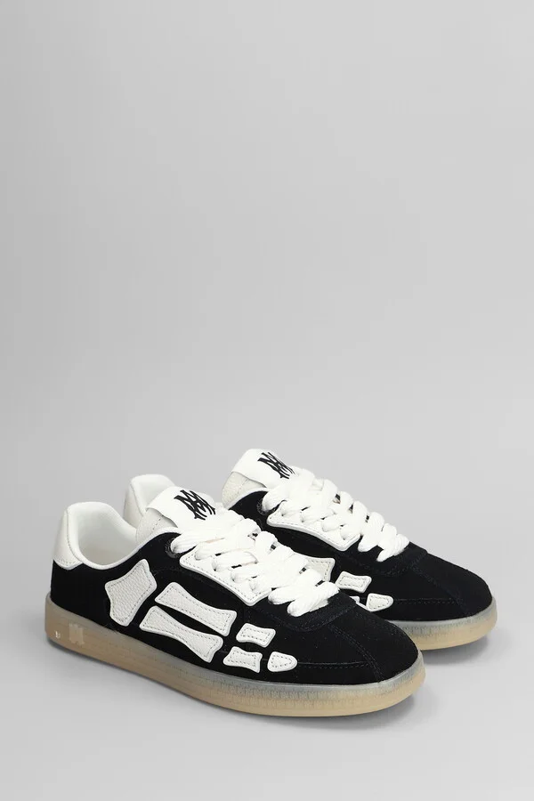 Pacific Bones Sneakers In Black Suede - Image 2