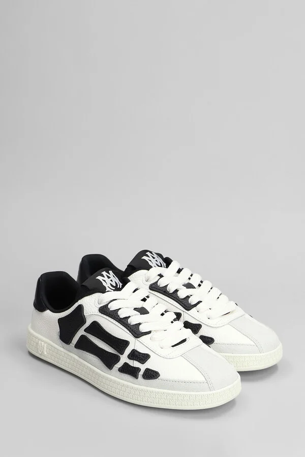 Pacific Bones Sneakers In White Leather - Image 2