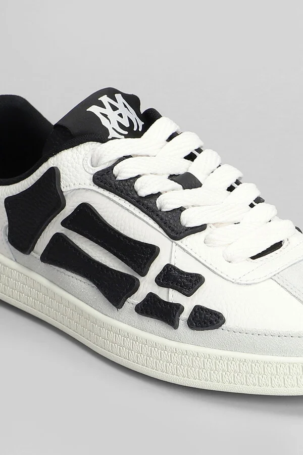 Pacific Bones Sneakers In White Leather - Image 5