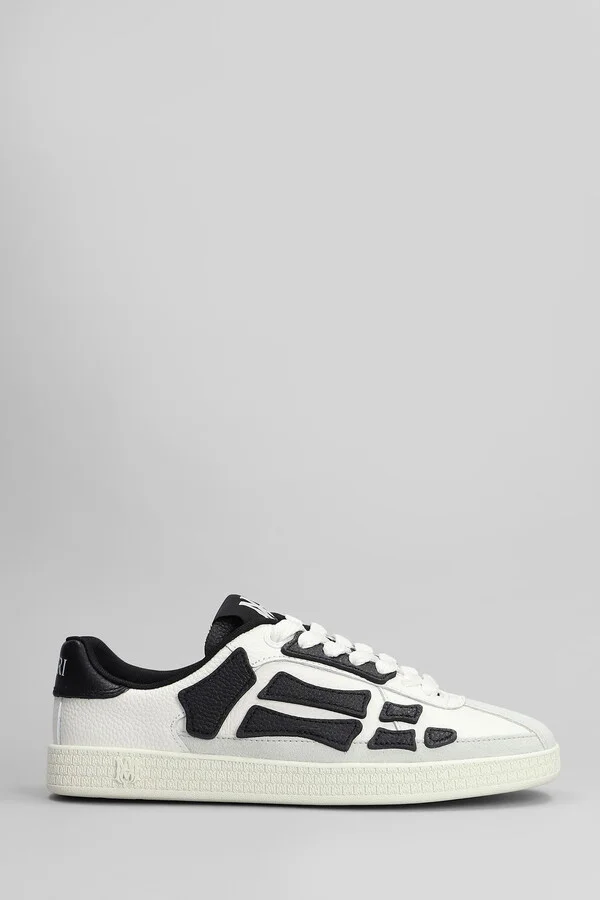 Pacific Bones Sneakers In White Leather